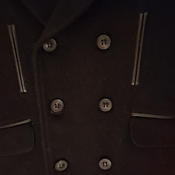 Authentic NWOT MACKAGE Kids Unisex Wool Coat / Peacoat Size 8 - Picture 4 of 9